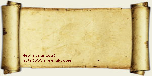 Bojana Radnović vizit kartica